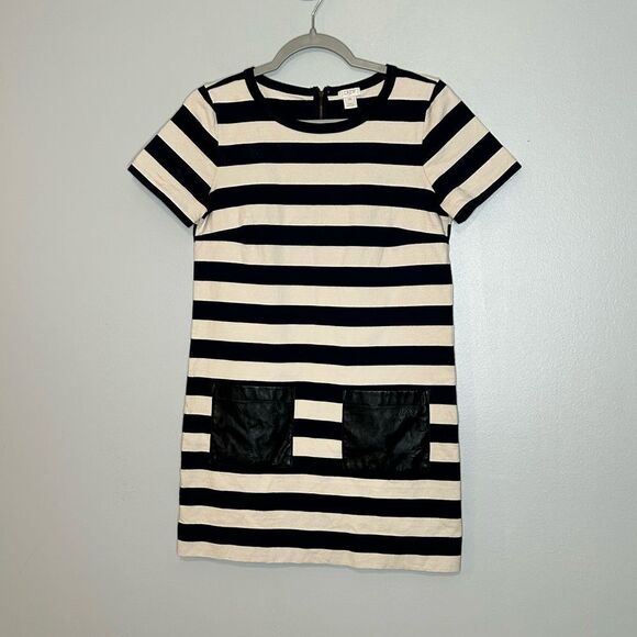 J.Crew Striped T shirt Dress - Picture 1 of 4